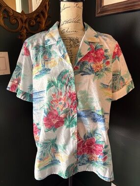 Alfred Dunner Hawaiian button up